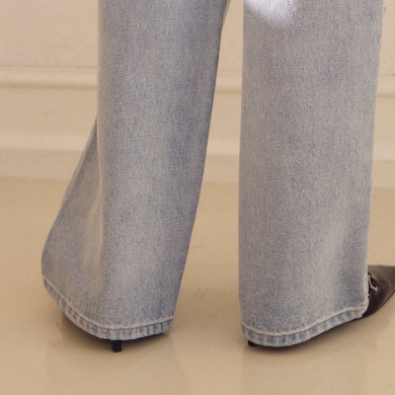 ロブロフニューラブワイドデニムライトブルー