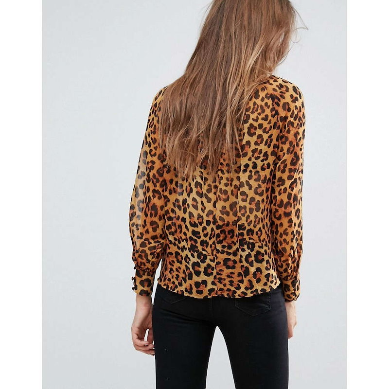 エイソス レディース トップス ブラウス・シャツ【ASOS MATERNITY Animal Print High Neck Blouse】Animal エイソス レディース トップス ブラウス・シャツ【ASOS MATERNITY Animal Print High Neck Blouse】Animal