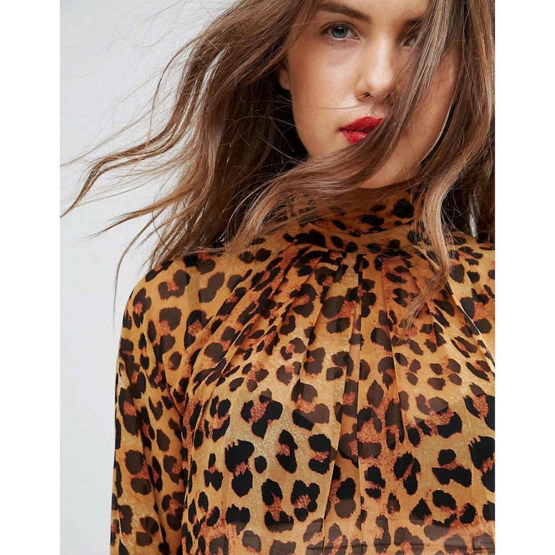 エイソス レディース トップス ブラウス・シャツ【ASOS MATERNITY Animal Print High Neck Blouse】Animal エイソス レディース トップス ブラウス・シャツ【ASOS MATERNITY Animal Print High Neck Blouse】Animal