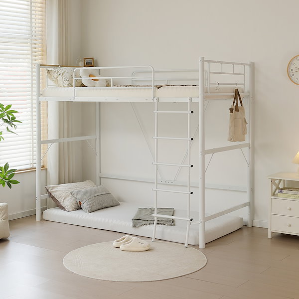 Qoo10] ロフトベッド パイプベッド シングル コ