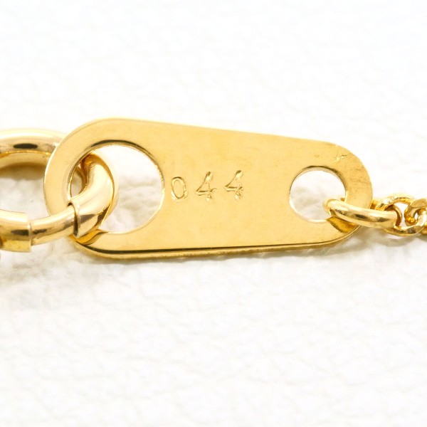 K18 18金 YG ネックレス イエローダイヤ 0.44 鑑定書 ジュエリー 中古