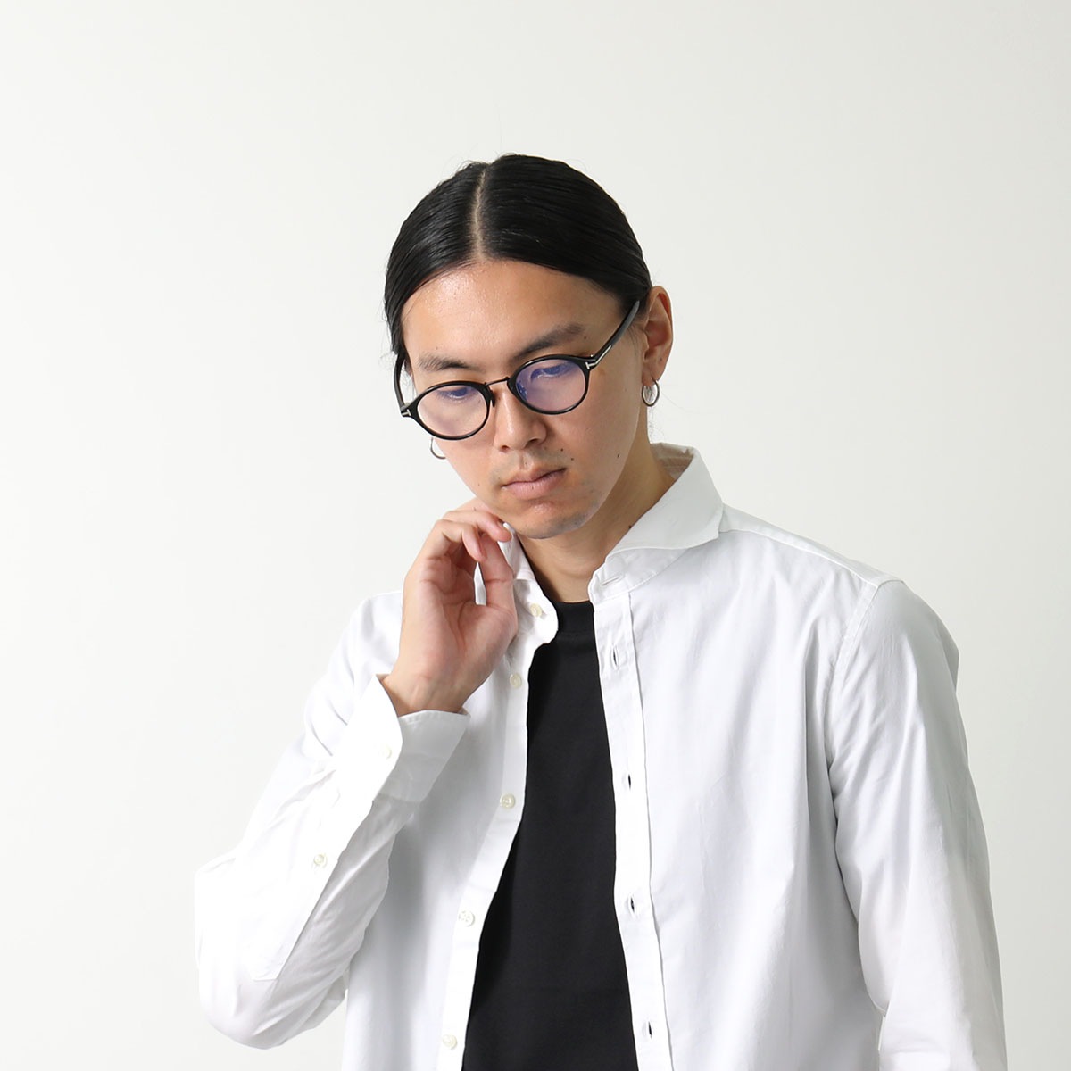 TOM FORD トムフォード メガネ TF5920-D-B FT5920-D-B レディース ボストン型 フルリム ブルーライトカット めがね 眼鏡 ロゴ カラー2色