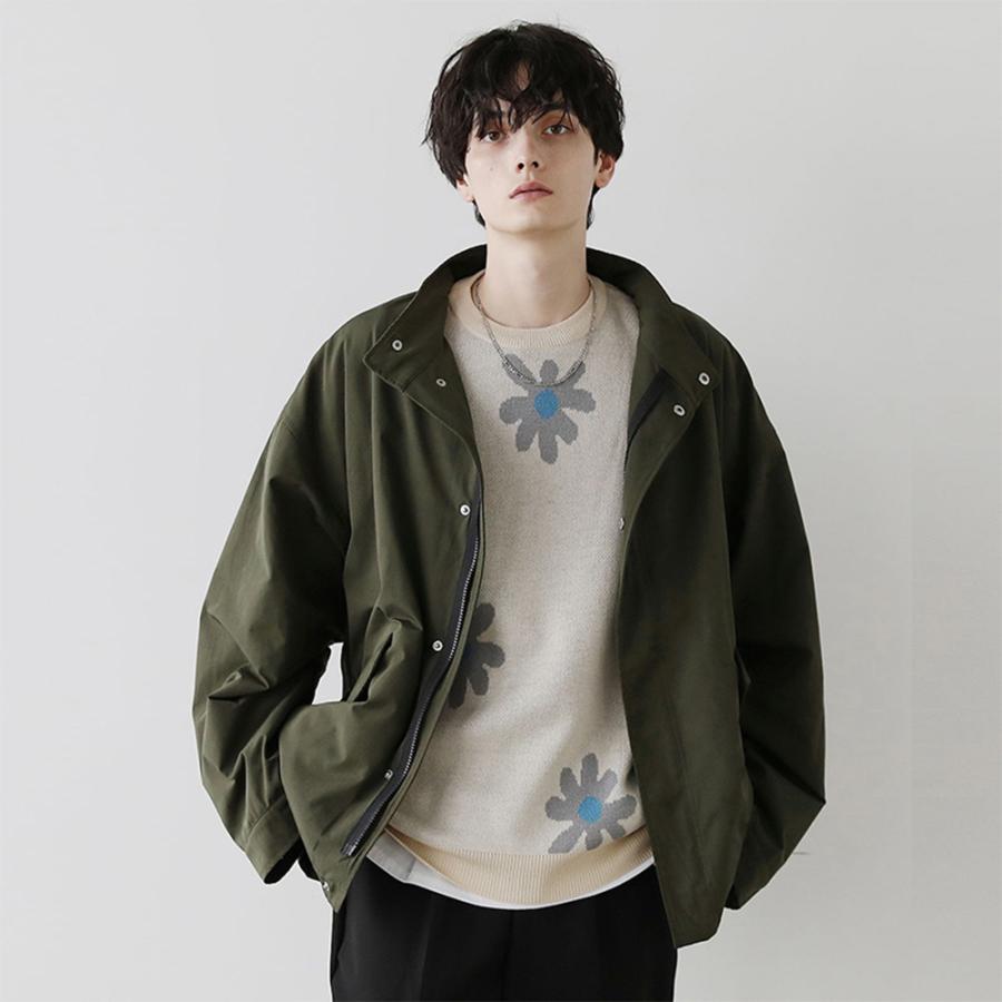 メンズ ブルゾン オーバーサイズ ショート丈 Y04506 Rocky Monroe ブルゾン アウター オーバーサイズ ポリDEWSPO