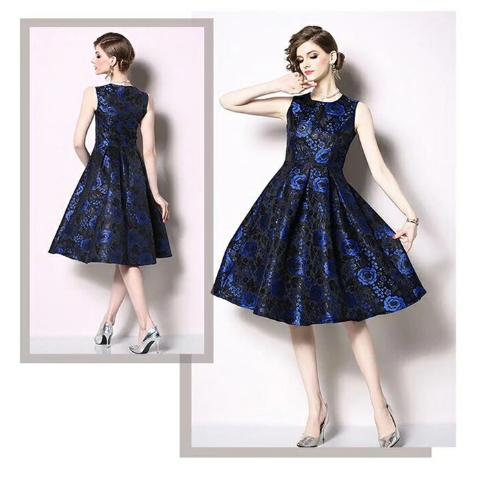 【即納】パーティードレス 結婚式 花柄 ワンピース フォーマルドレス お呼ばれ ドレス フォーマル 服 服装 ミセス ブライズメイド 大人 上品 20代30代40代 大きいサイズ 春 夏 秋 冬 パー