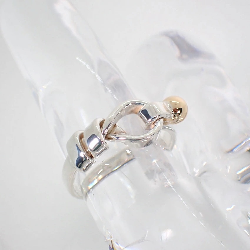 Tiffany & Co. ティファニー フック&アイ コンビ リング かいと様 Tiffany & Co フックアンドアイ コンビリング 指輪
