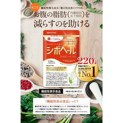 好評在庫 ハーブ健康本舗 120粒入り 機能性表示 : 健康食品・サプリ 在庫あ