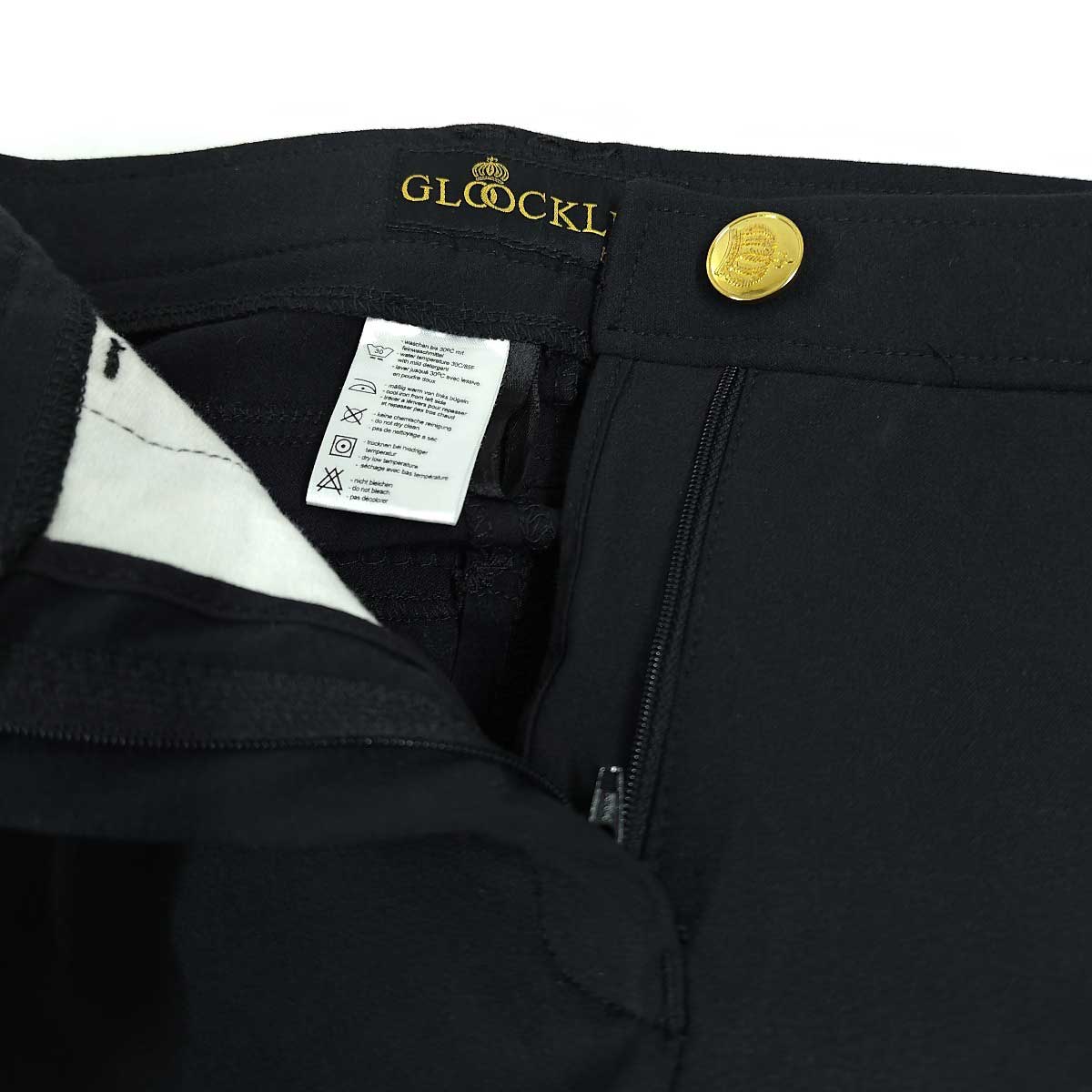 GLOOCKLER BY HKM キュロット I44 ブラック レディース 乗馬 馬術 GLOOCKLER BY HKM キュロット 特殊なカッティングデザイン I44