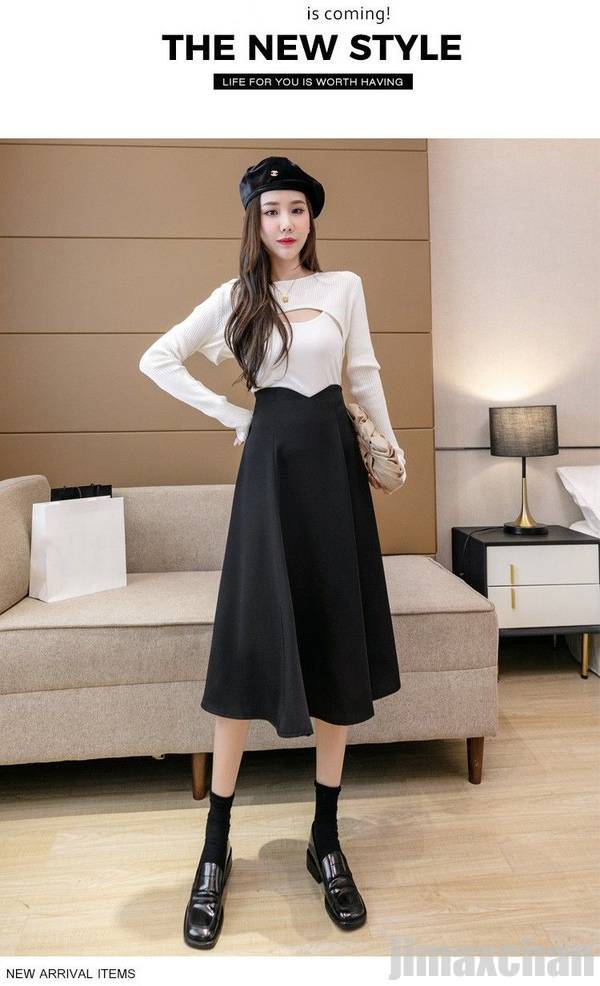 スカート 膝丈　フレアスカート春夏　体型カバー　レディース　カジュアル　着回し　人気　通勤 シンプル ポリエステル　上品 ひざ下丈 ウエスト ビジネス　美脚効果　大人