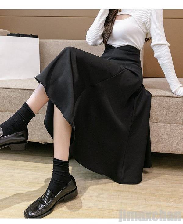 スカート 膝丈　フレアスカート春夏　体型カバー　レディース　カジュアル　着回し　人気　通勤 シンプル ポリエステル　上品 ひざ下丈 ウエスト ビジネス　美脚効果　大人