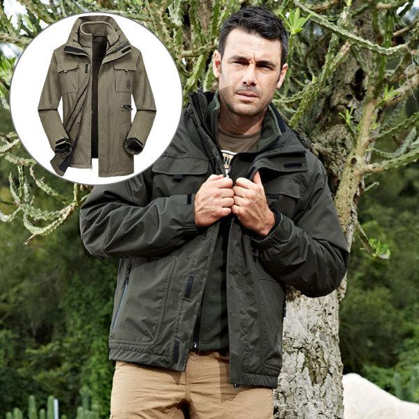 メンズスキージャケット3 in Fleeceライナー防水冬暖かい2xlカーキ メンズスキージャケット3 in Fleeceライナー防水冬暖かい2xlカーキ