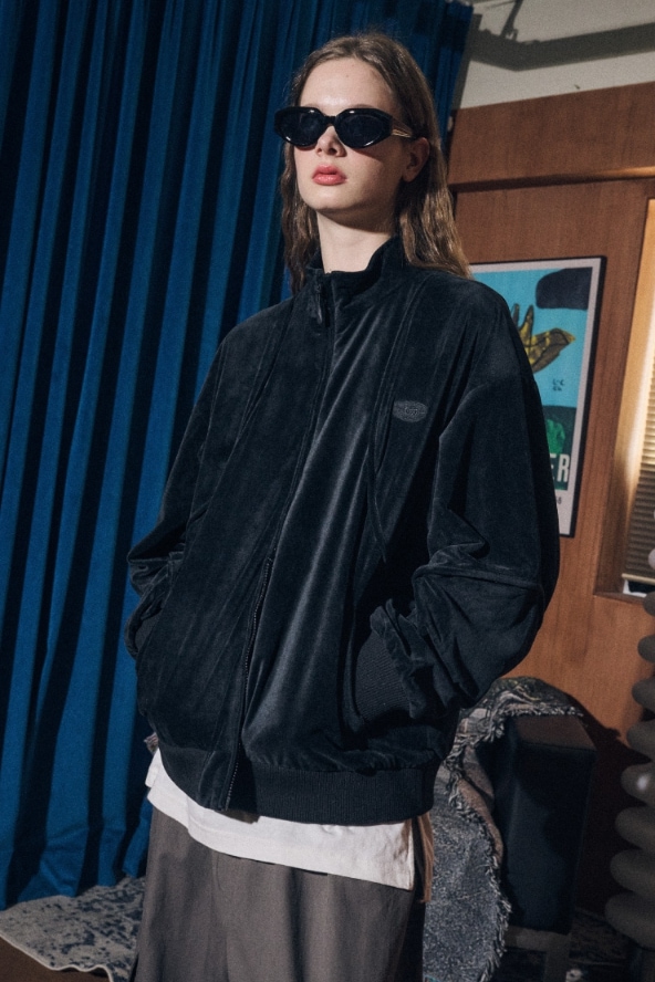 【CPGN STUDIO】 Velvet Racing Track Jacket