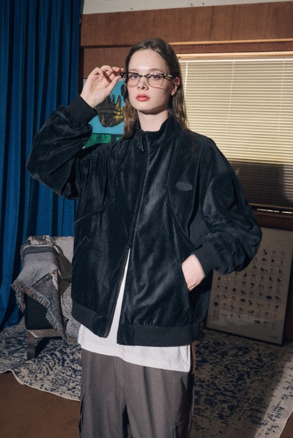 【CPGN STUDIO】 Velvet Racing Track Jacket