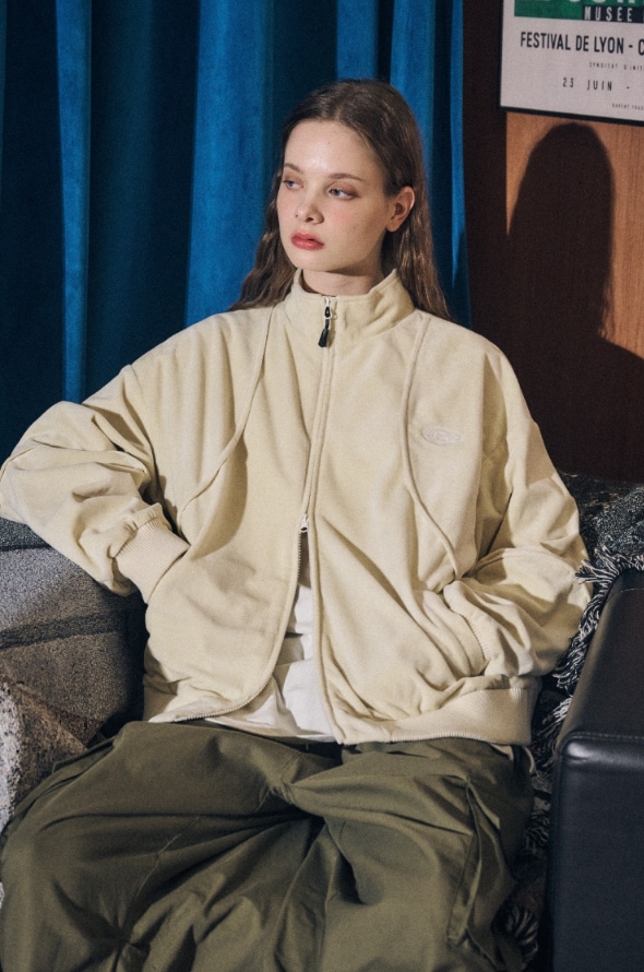 【CPGN STUDIO】 Velvet Racing Track Jacket