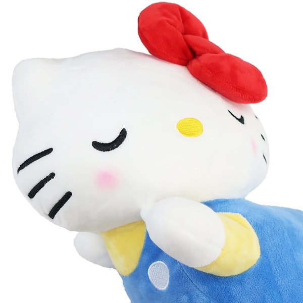Qoo10] サンリオ ハローキティ ぬいぐるみクッション すや