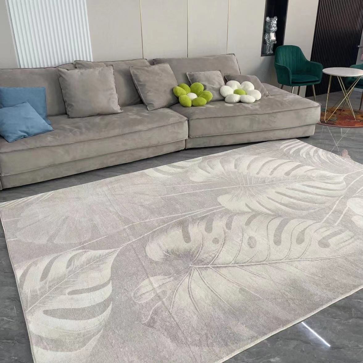 感 イミテーション カシミヤ ローテーブル ソファー 絨毯 シンプル 風 オシャレ 寝室 カーペット