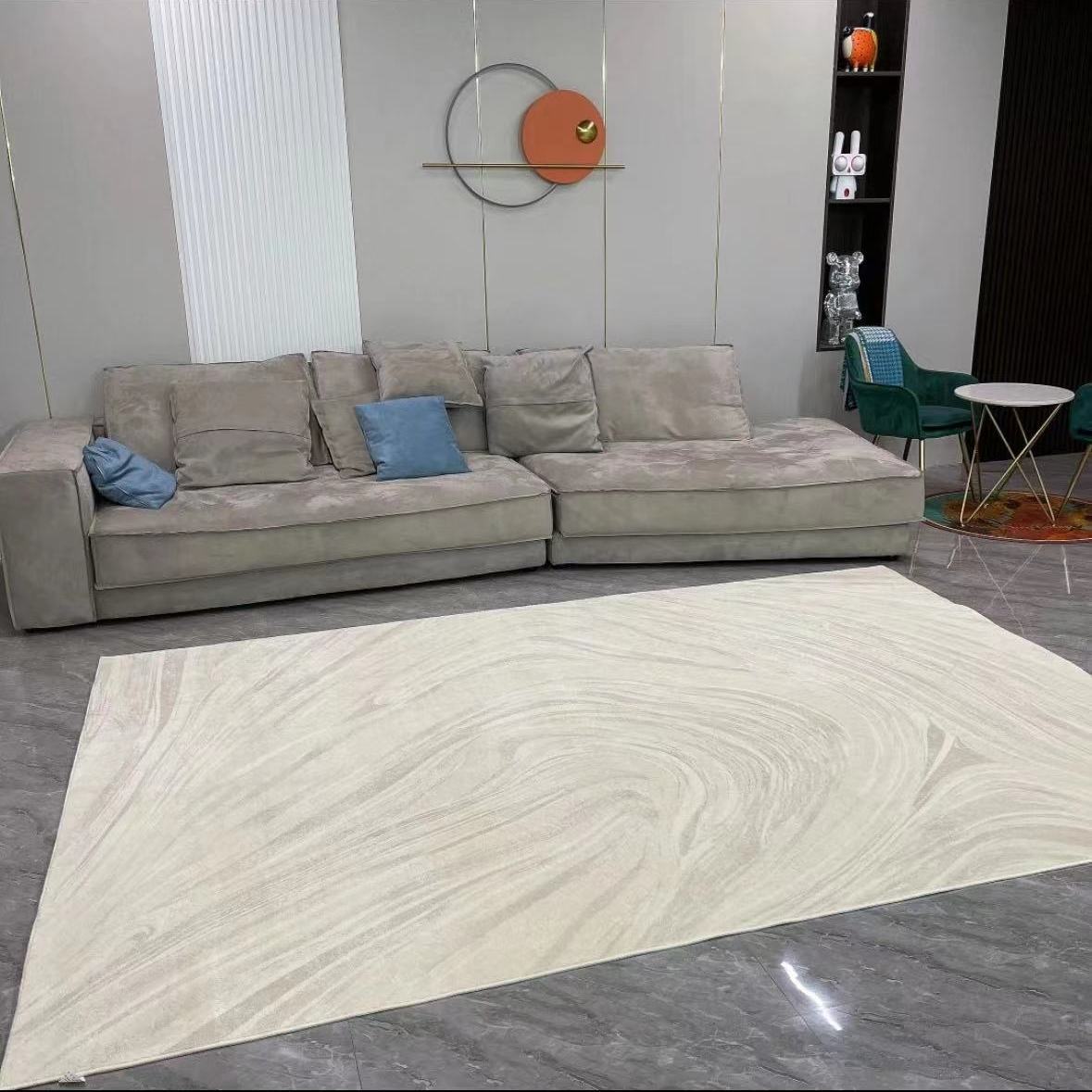 感 イミテーション カシミヤ ローテーブル ソファー 絨毯 シンプル 風 オシャレ 寝室 カーペット