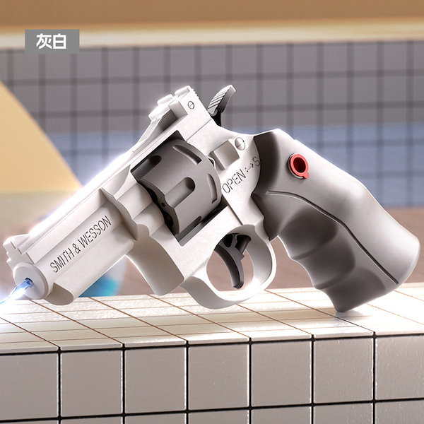 Qoo10] 新しいスタイルリボルバー水鉄砲手動バース