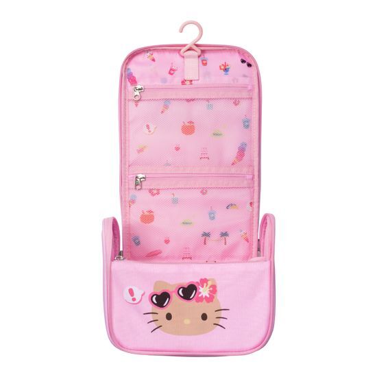 韓国限定 Hello Kitty ハローキティトラベルポーチ 日焼けキティ Qoo10] fillimilli 【日焼けキティコラボ】 ハローキティ ト