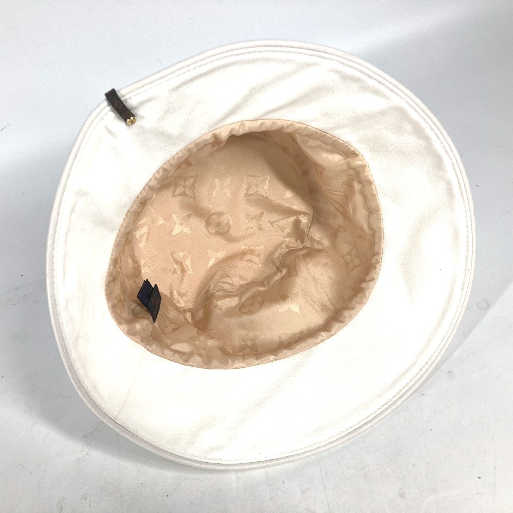 ハット M7055S シャポーLV シティー ハット帽 帽子 バケットハット ボブハッ コットン ホワイト ハット M7055S シャポーLV シティー ハット帽 帽子 バケットハット ボブハッ コットン ホワイト