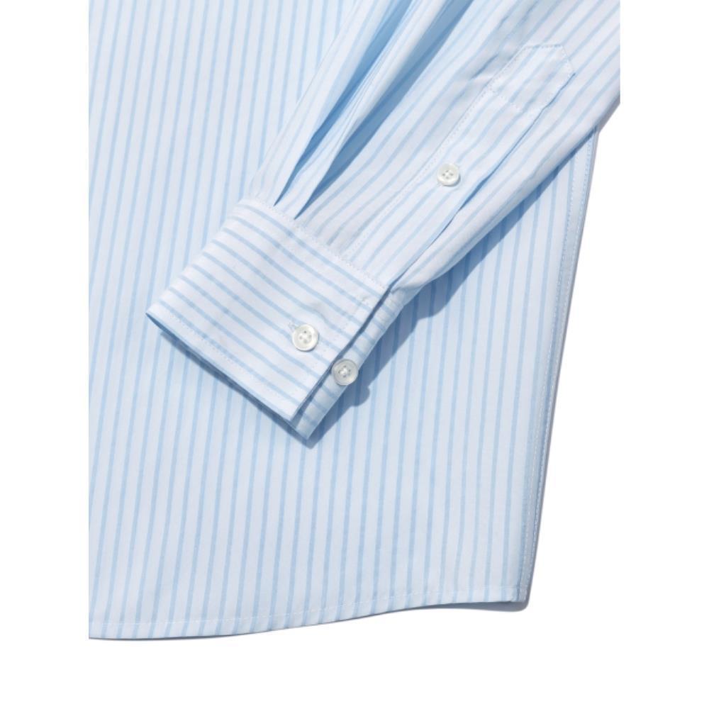 GLOWNY WILLY BOXY SHIRT BABY BLUE STRIPE GY25LWSH002BB GLOWNY WILLY BOXY SHIRT BABY BLUE STRIPE GY25LWSH002BB