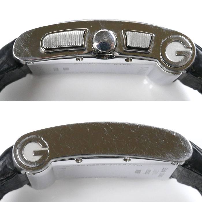 GUCCI グッチ Gメトロ クロノグラフ 腕時計 電池式 YA086307/8600M メンズ 中古