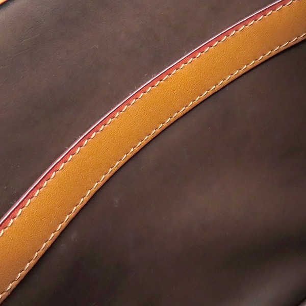 ソメス SOMES 2WAYバッグ ドレッサージュ サドルショルダーS 牛革 ブラウン ゴールド金具 茶 ソメスサドル SOMES SADDLE ショルダーバッグ ハンドバッグ 【保存袋】【中古】