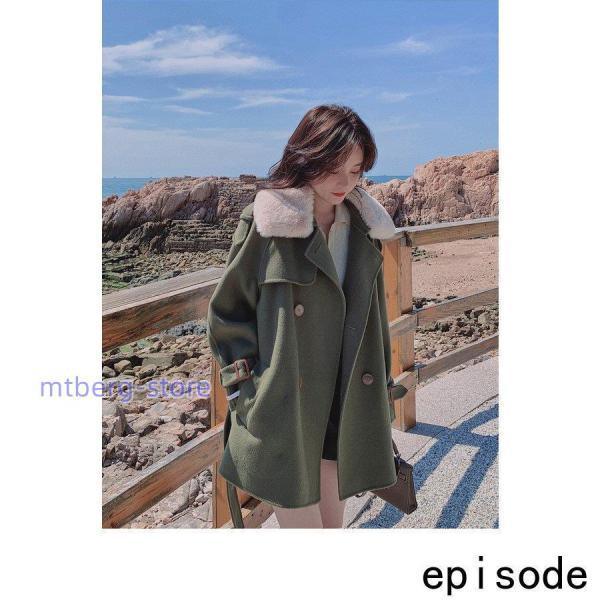 チェスターコート レディース 秋冬 40代 チェスターコート ファーネック ミディアム丈ラシャコート 厚手オーバー ゆったりアウター 通勤 着痩せ オシャレ 大人