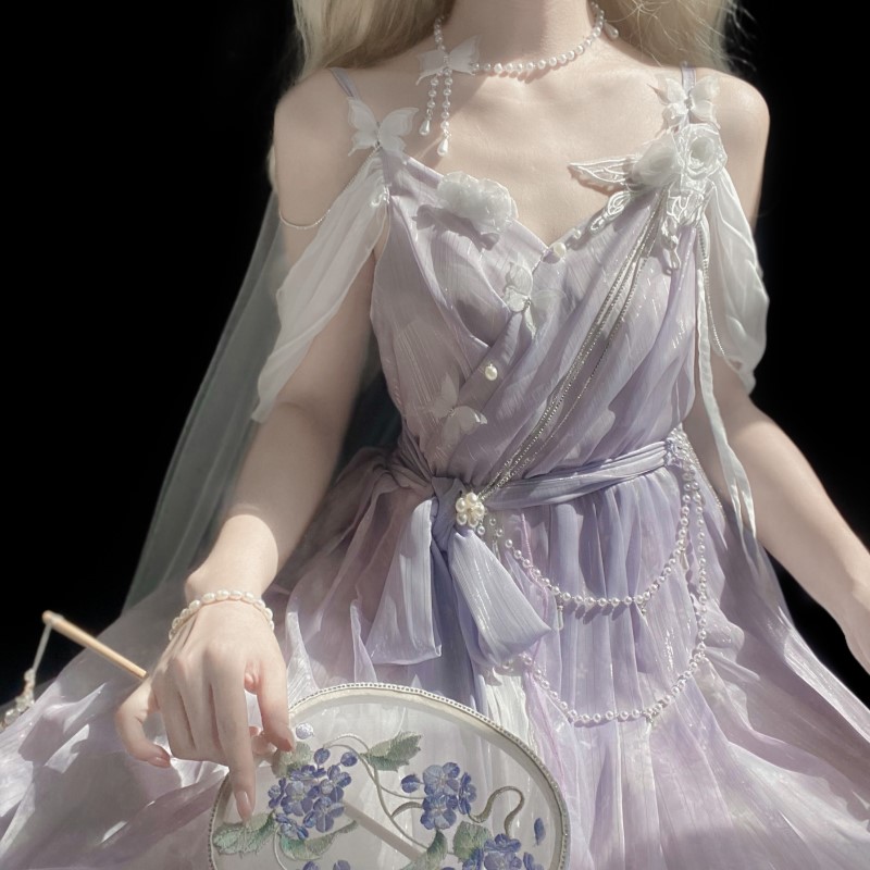 正規品デザイン神女臨世cos要素ワンピース仙気改良cos服ロリータ 正規品デザイン神女臨世cos要素ワンピース仙気改良cos服ロリータ