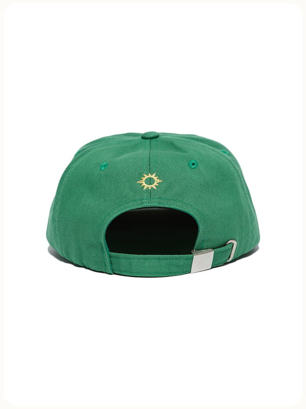 HELLO SUNRISE Arch Logo 6Panel Cap Green - 帽子