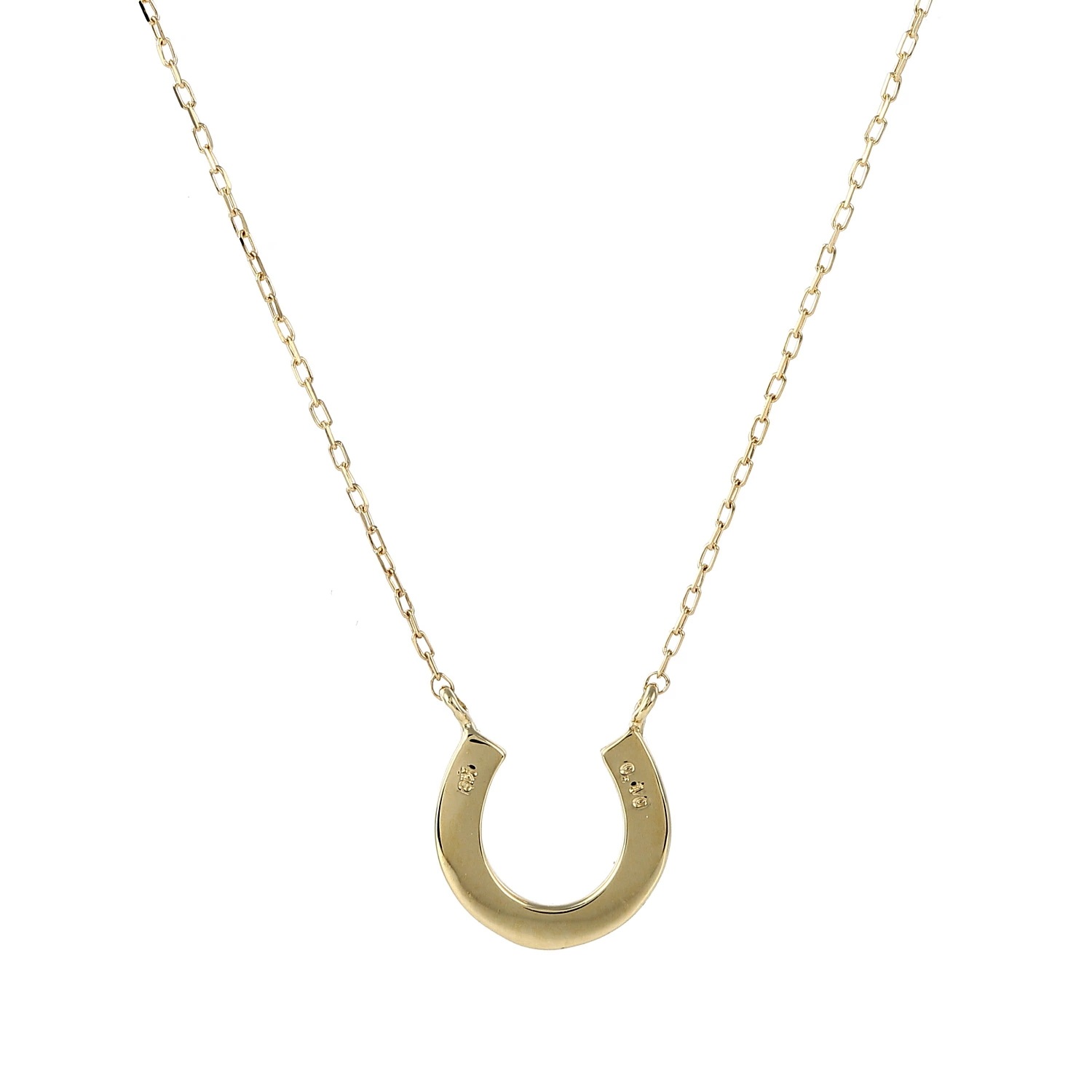 18金 ネックレス ルビー 0.1ct ホースシュー レディース プレゼント ゴールド アクセサリー ペンダント_3