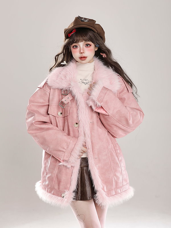 Qoo10] 2025 秋冬ふっくら韓国アウター 長袖