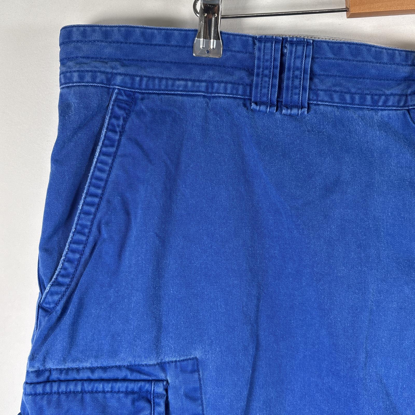 古着 ショートパンツ カーゴパンツ 大きいサイズ サイドポケット カーゴショーツ ワンポイントロゴ w46B ブルー メンズ 古着 ショートパンツ カーゴパンツ 大きいサイズ サイドポケット カーゴショーツ ワンポイントロゴ w46B ブルー メンズ