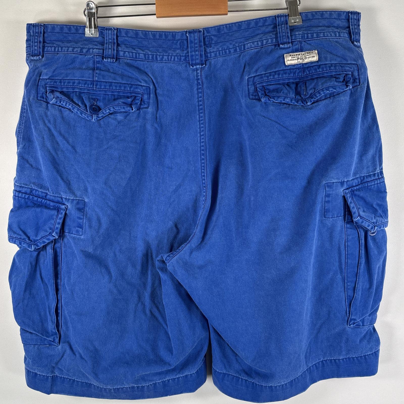 古着 ショートパンツ カーゴパンツ 大きいサイズ サイドポケット カーゴショーツ ワンポイントロゴ w46B ブルー メンズ 古着 ショートパンツ カーゴパンツ 大きいサイズ サイドポケット カーゴショーツ ワンポイントロゴ w46B ブルー メンズ