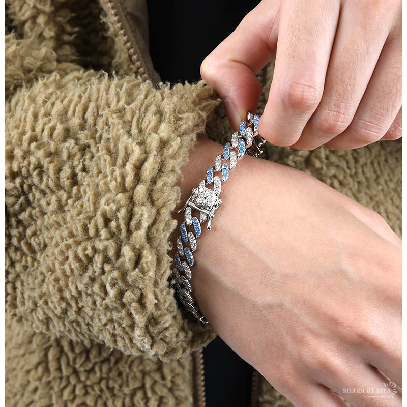 喜平 パヴェブレスレット [b355-mix]