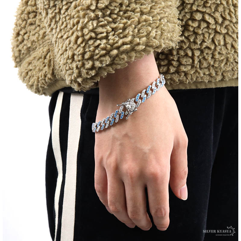 喜平 パヴェブレスレット [b355-mix]