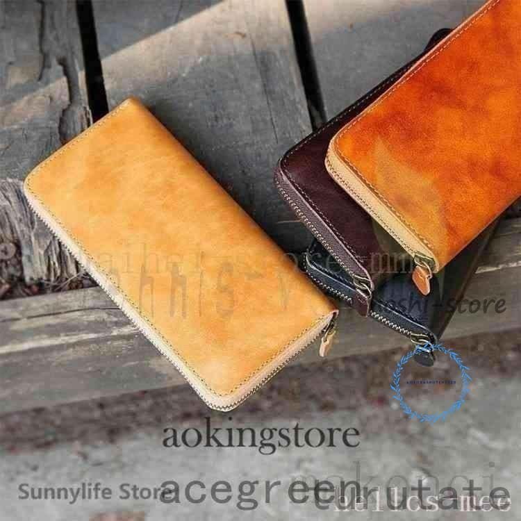 【本日のセール】新品多機能栃木レザー長財布ヌメ革本革レザーメンズ財布大容量ロングウォレットラウンドファスナー長財布LLQB0002 【本日のセール】新品多機能栃木レザー長財布ヌメ革本革レザーメンズ財布大容量ロングウォレットラウンドファスナー長財布LLQB0002