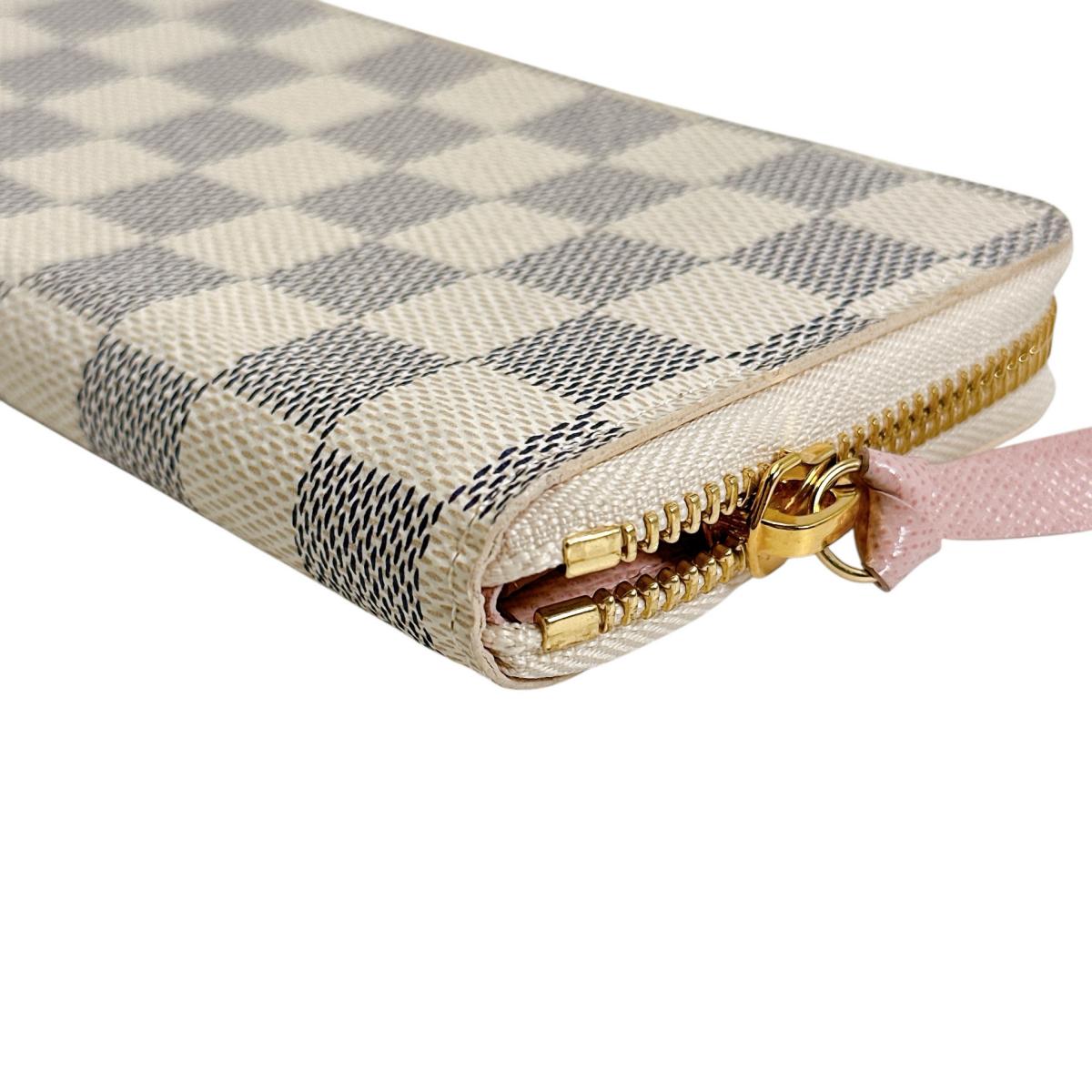 N61264 ラウンドファスナー ダミエアズール ポルトフォイユクレマンス ローズバレリーヌ N61264 ラウンドファスナー ダミエアズール ポルトフォイユクレマンス ローズバレリーヌ