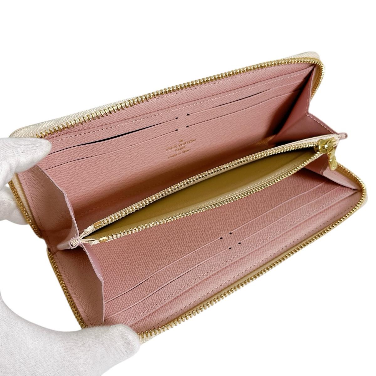 N61264 ラウンドファスナー ダミエアズール ポルトフォイユクレマンス ローズバレリーヌ N61264 ラウンドファスナー ダミエアズール ポルトフォイユクレマンス ローズバレリーヌ