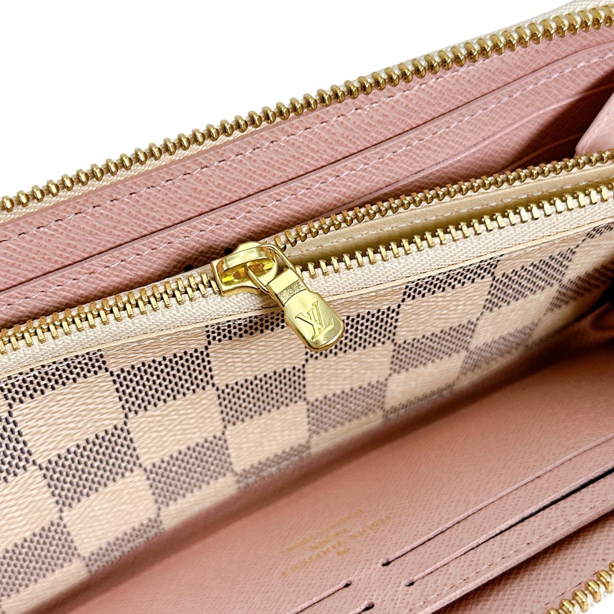 N61264 ラウンドファスナー ダミエアズール ポルトフォイユクレマンス ローズバレリーヌ N61264 ラウンドファスナー ダミエアズール ポルトフォイユクレマンス ローズバレリーヌ