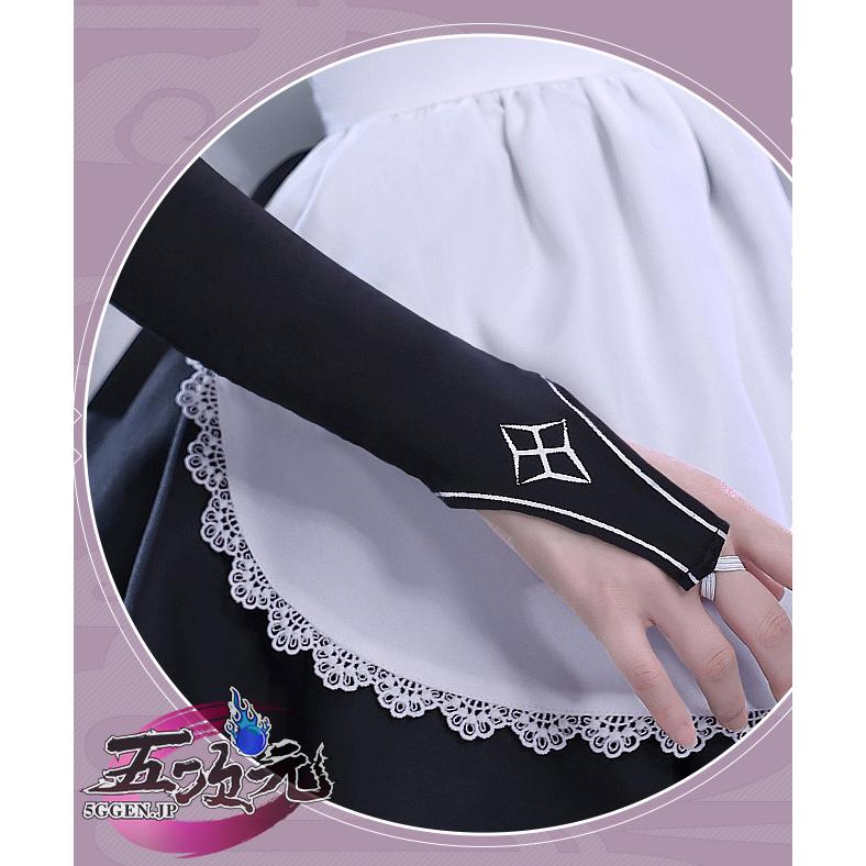 「新品・即納可能」 三分妄想　原神　コスプレ　散兵　スカラマシュ　メイド服　衣装　ins大人気 ウィッグ　髙!品!質_9