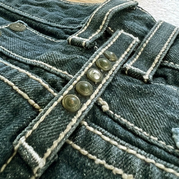 ロビンズジーン メンズ デニム ローライズ スリム ストレート パンツ ROBIN S JEAN AMERICAN VIN.DARK 170 セルビッチ 青耳 safari サファリ 雑誌 掲載