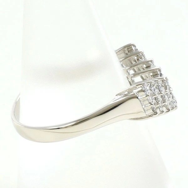 PT900 プラチナ リング 13号 ダイヤ 0.35 中古 PT900 プラチナ リング 13号 ダイヤ 0.35 中古