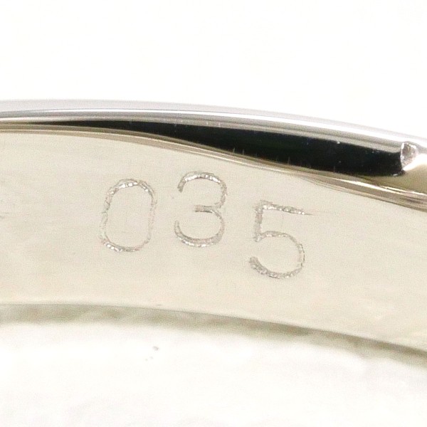 PT900 プラチナ リング 13号 ダイヤ 0.35 中古 PT900 プラチナ リング 13号 ダイヤ 0.35 中古