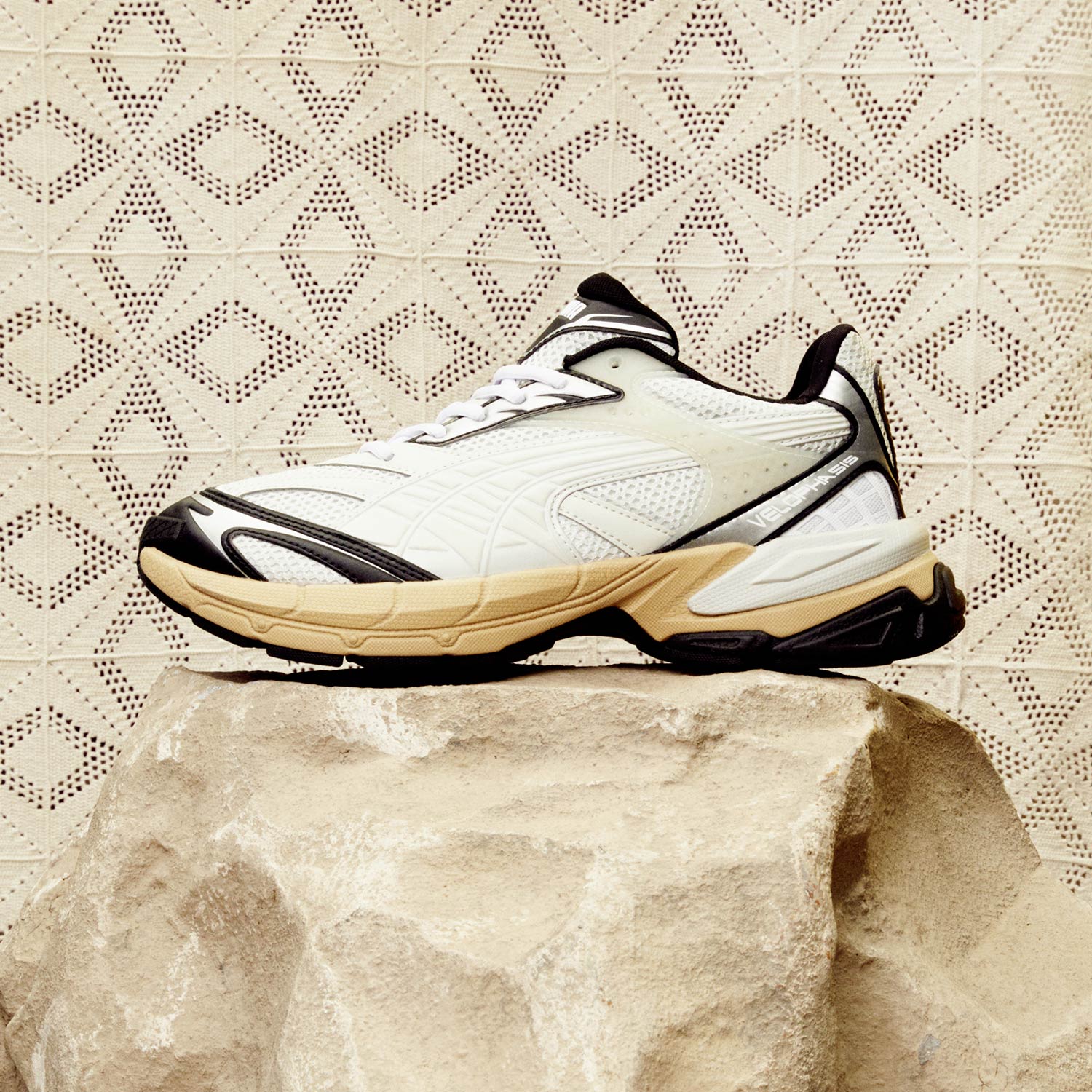 スニーカー ベロファシス テクニック メンズ グレー 390932-06 スニーカー ベロファシス テクニック メンズ グレー 390932-06