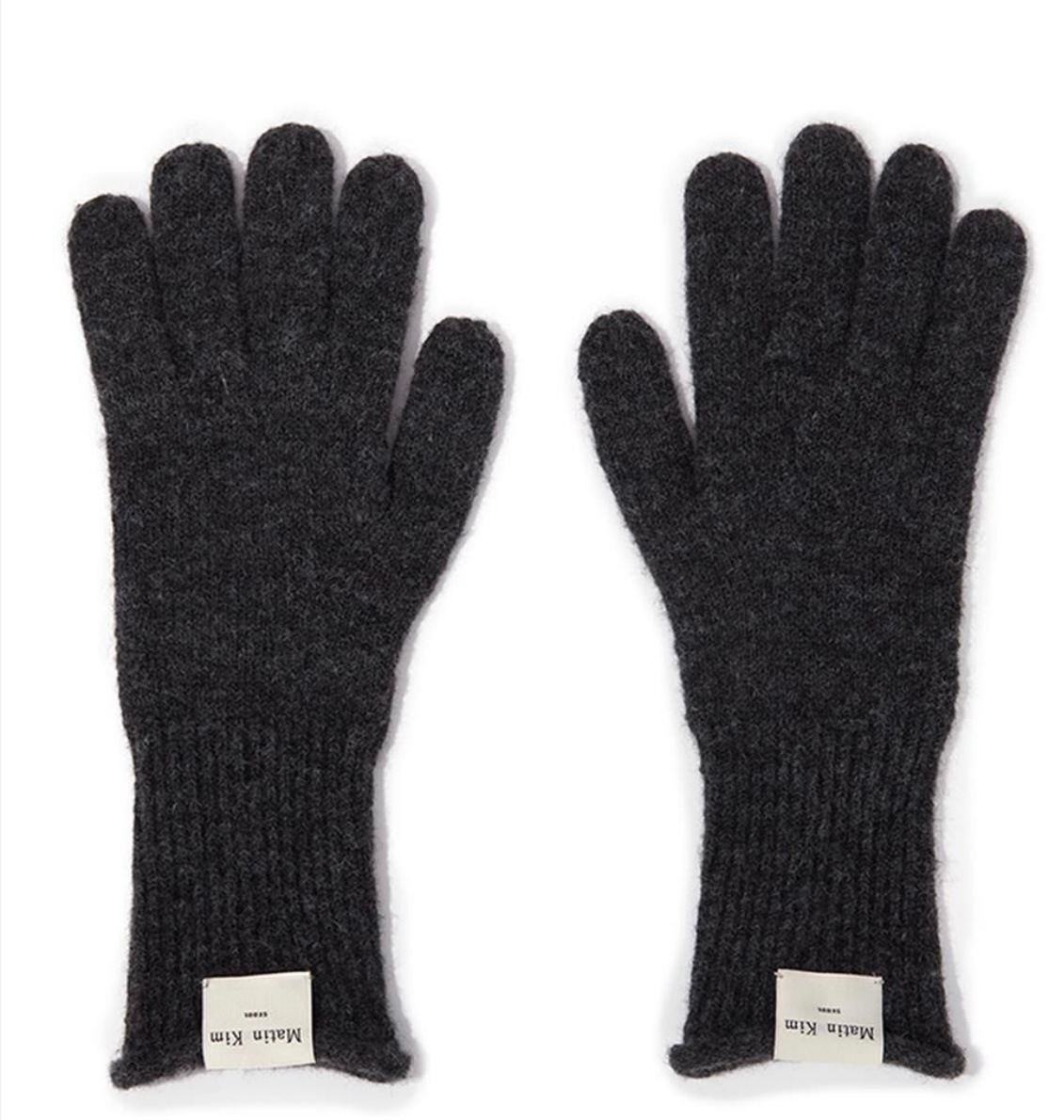 Matin)指穴ニット手袋3color FINGER HOLE KNIT GLOVES