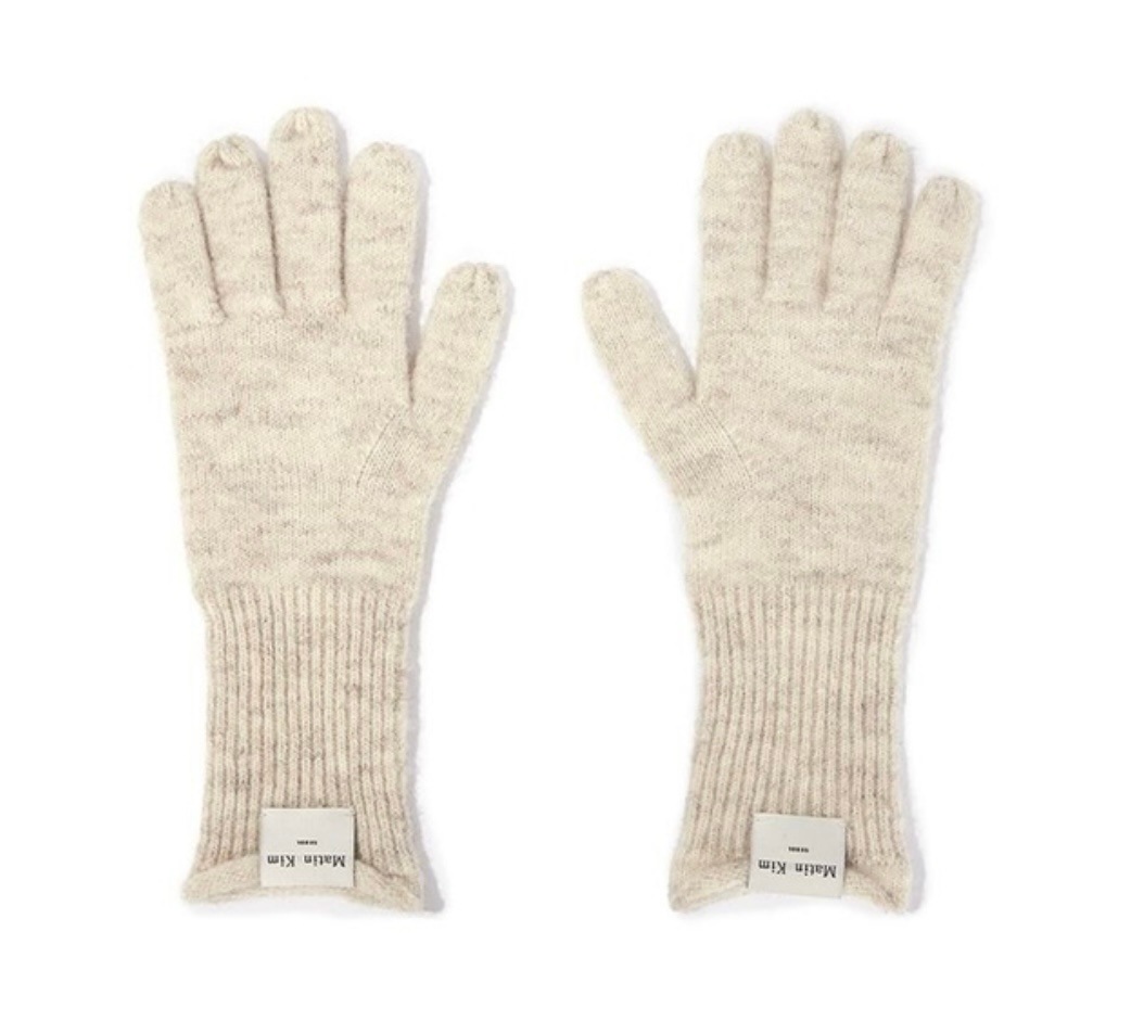 Matin)指穴ニット手袋3color FINGER HOLE KNIT GLOVES