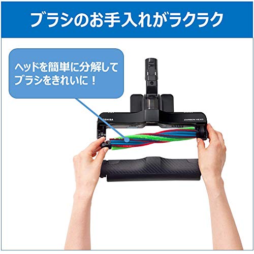 東芝 掃除機 紙パック式 キャニスター型クリーナー コード式 軽量コンパクト VC-PH9-R グランレッド