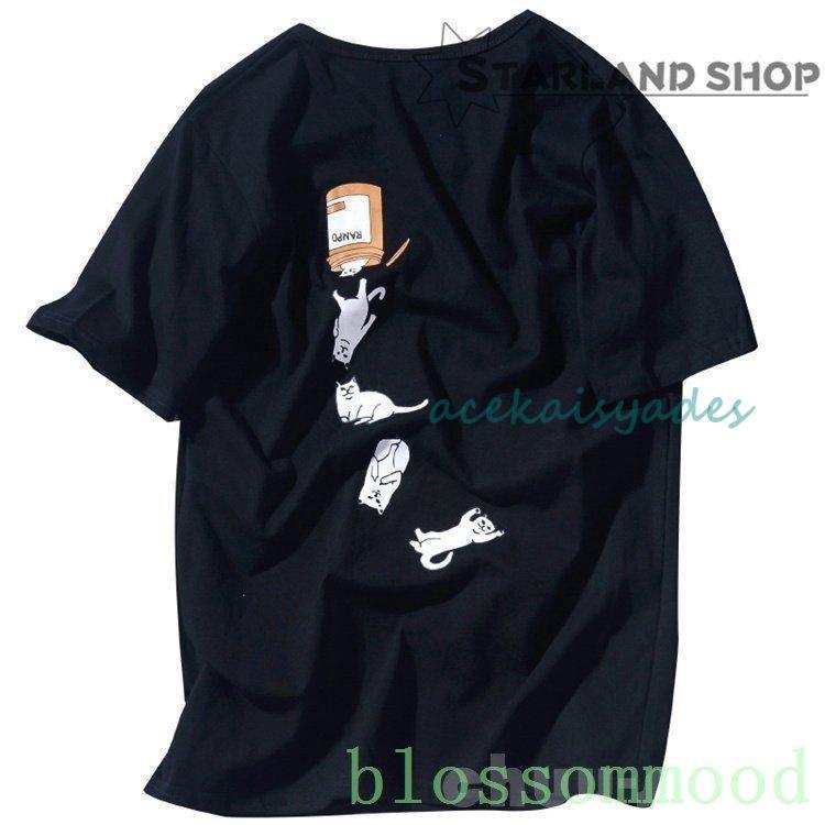 【2025新作SALE】カットソーレディースメンズロンティー半袖夏tシャツ綿100%猫柄カジュアル2025春夏 【2025新作SALE】カットソーレディースメンズロンティー半袖夏tシャツ綿100%猫柄カジュアル2025春夏