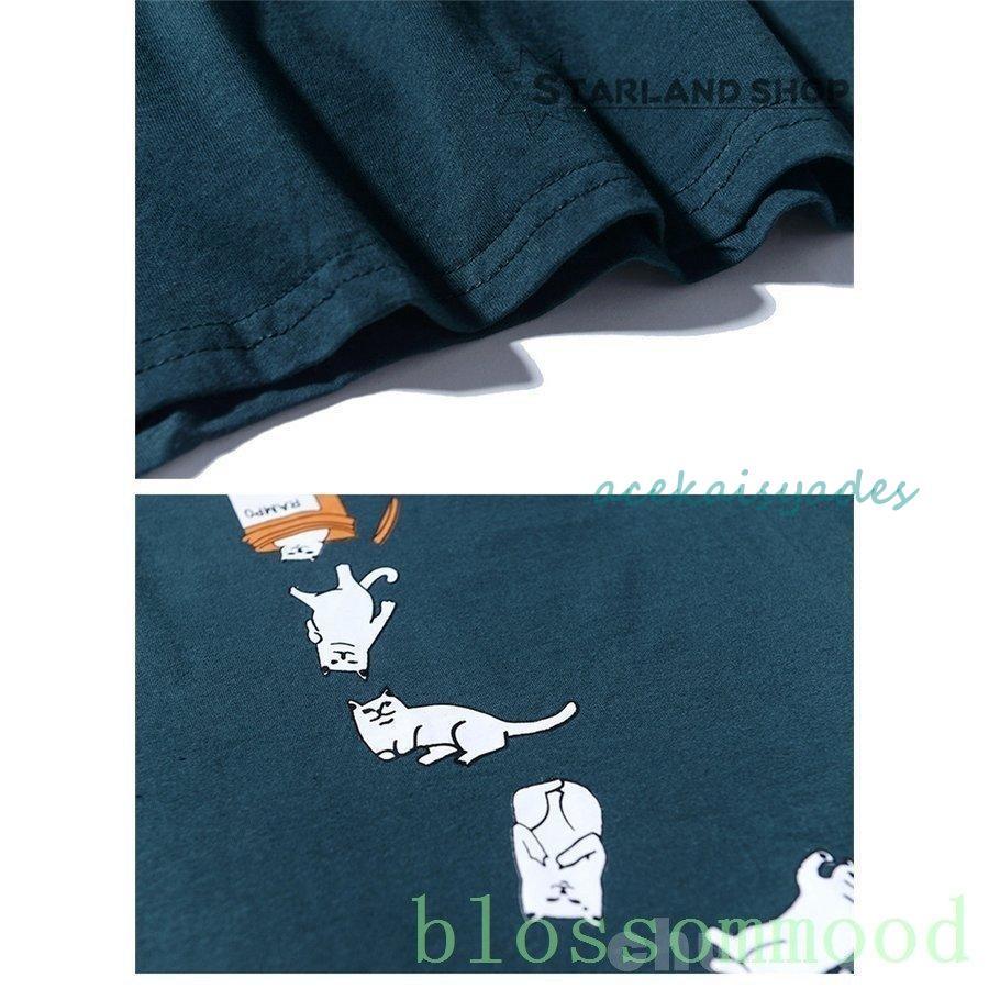 【2025新作SALE】カットソーレディースメンズロンティー半袖夏tシャツ綿100%猫柄カジュアル2025春夏 【2025新作SALE】カットソーレディースメンズロンティー半袖夏tシャツ綿100%猫柄カジュアル2025春夏