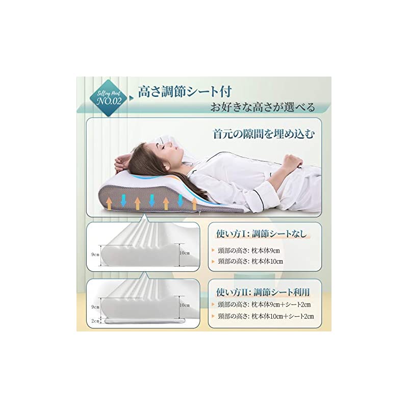 即納 低反発枕 肩まで... : キッチン用品 /VCKAS 枕 安い在庫